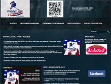 Tablet Screenshot of funnyicehockey.com